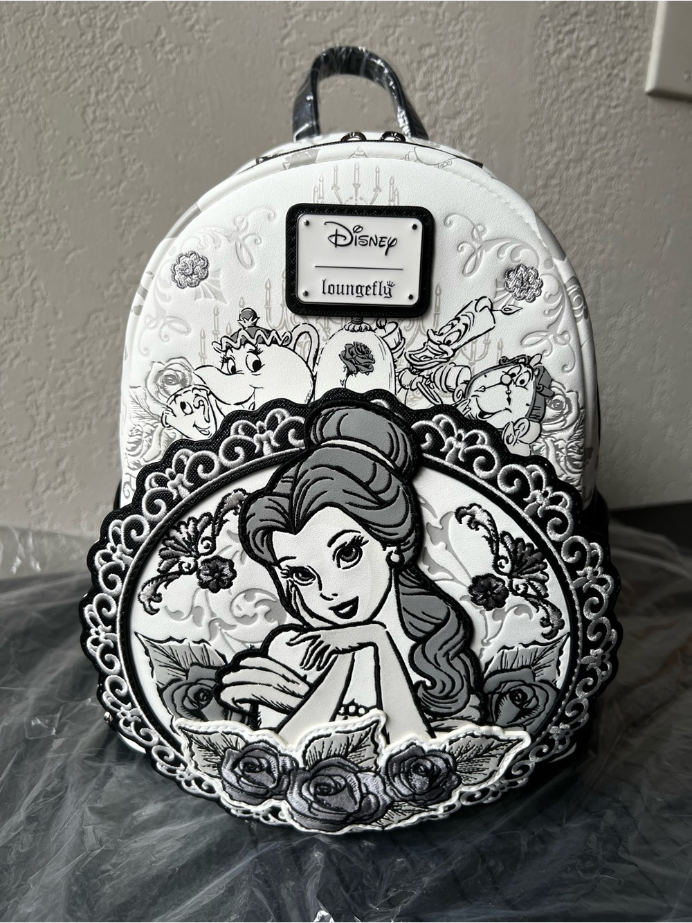 Loungefly Disney Beauty And The Beast Sketch Belle Mini Backpack EXCLUSIVE NWT